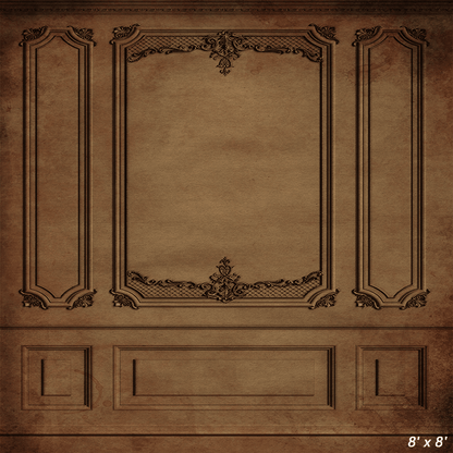 Vintage Brown Interior Wall  Backdrop for Photo SBH0492