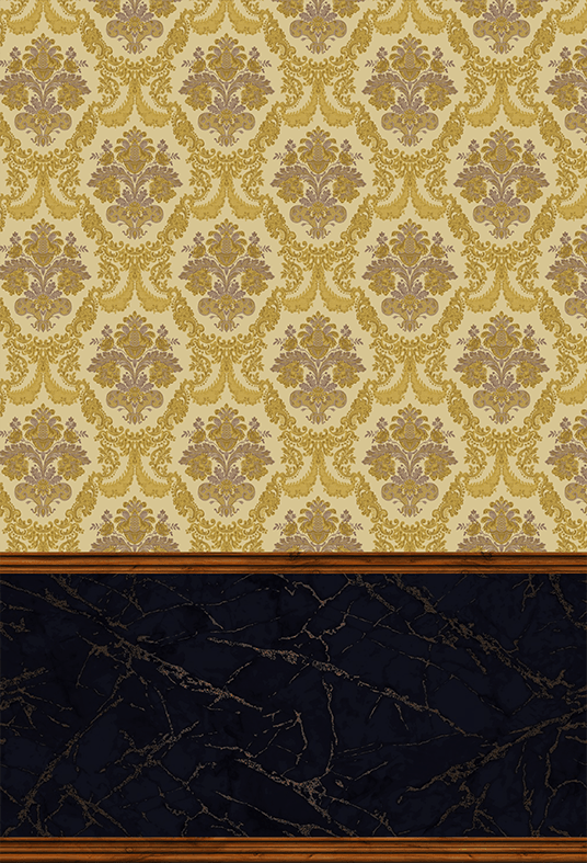 Golden Damask Pattern Seamless Backdrop for Photo SBH0503
