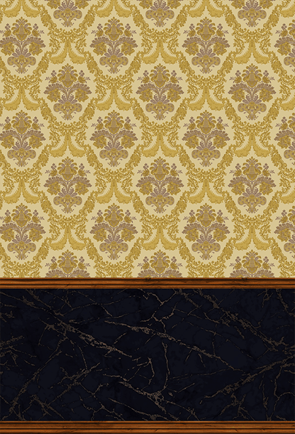 Golden Damask Pattern Seamless Backdrop for Photo SBH0503