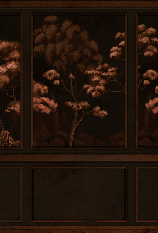 Classic Interior Brown Wall Backdrop for Photography SBH0507