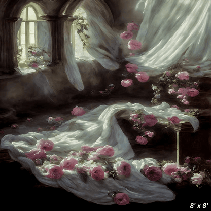 Dreamy Victorian House Background Backdrop SBH0514