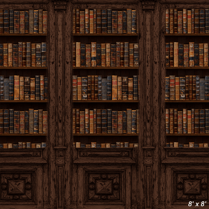 Vintage Book Storage Wall Backdrop Photo Studio SBH0519
