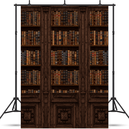 Vintage Book Storage Wall Backdrop Photo Studio SBH0519