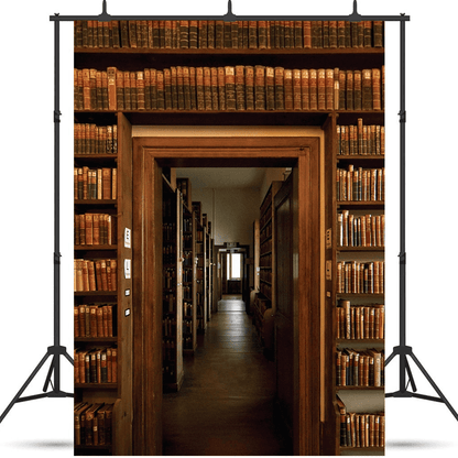 Library Reading Room Shelves Backdrop Background SBH0521