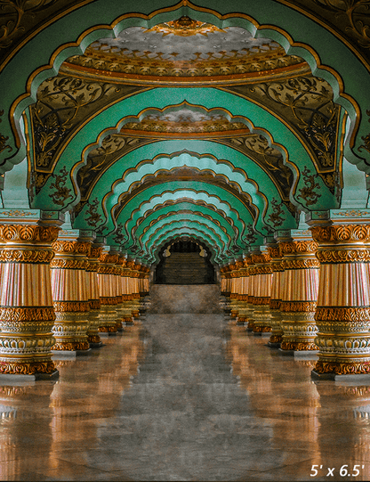 Grand Interiors of Mysore Palace Church Backdrop SBH0530