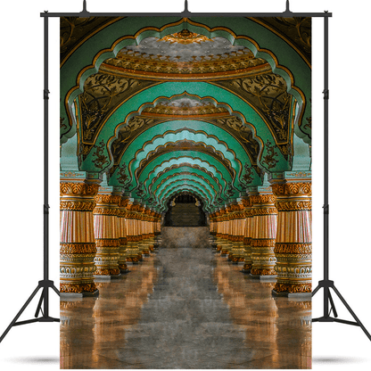 Grand Interiors of Mysore Palace Church Backdrop SBH0530