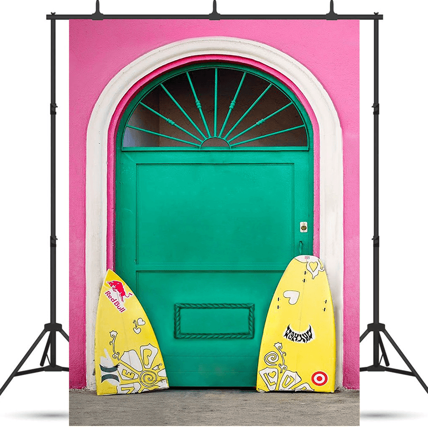 Summer Front Door Surfing Boards Background SBH0533