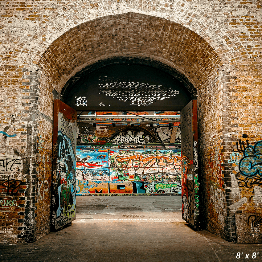 Urban Graffiti Arches Background for Photo SBH0536