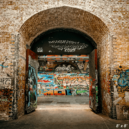 Urban Graffiti Arches Background for Photo SBH0536