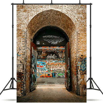 Urban Graffiti Arches Background for Photo SBH0536