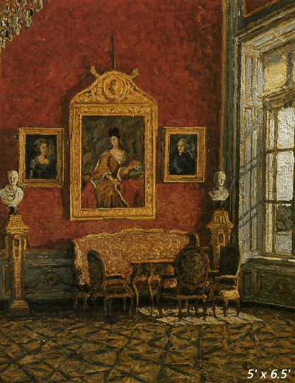 Royal Living Room Art Backdrop for Photo SBH0541
