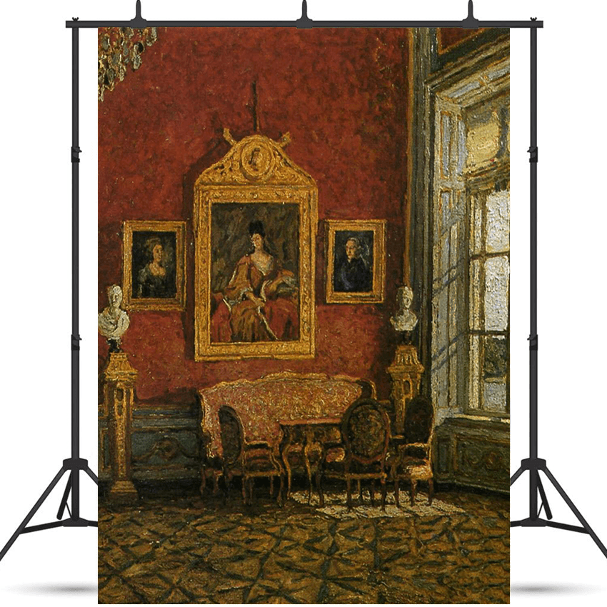 Royal Living Room Art Backdrop for Photo SBH0541