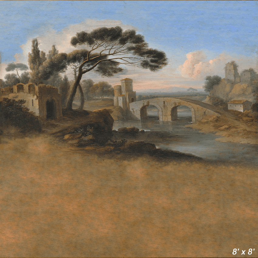 Oil Painting Texture Landscape Background Backdrop SBH0553