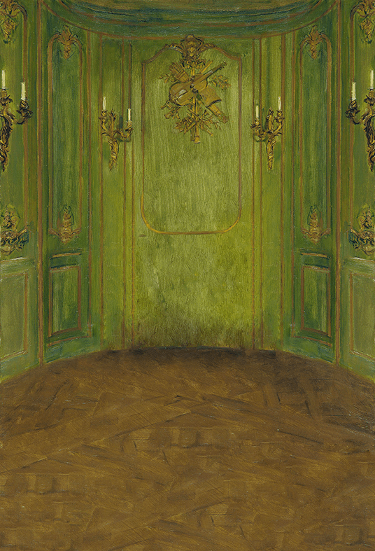 Green Retro Portrait Photo Background Backdrop SBH0560