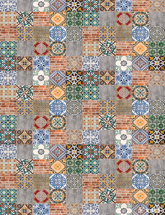 Ceramic Tiles Patterns Backdrop Background for Photo SBH0574