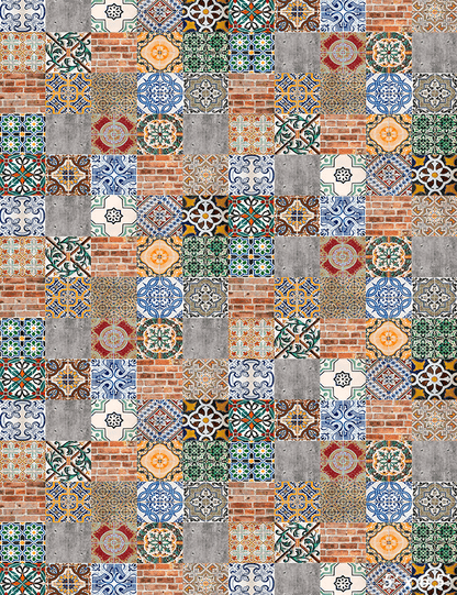 Ceramic Tiles Patterns Backdrop Background for Photo SBH0574