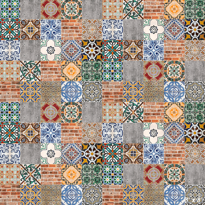 Ceramic Tiles Patterns Backdrop Background for Photo SBH0574