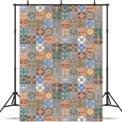 Ceramic Tiles Patterns Backdrop Background for Photo SBH0574
