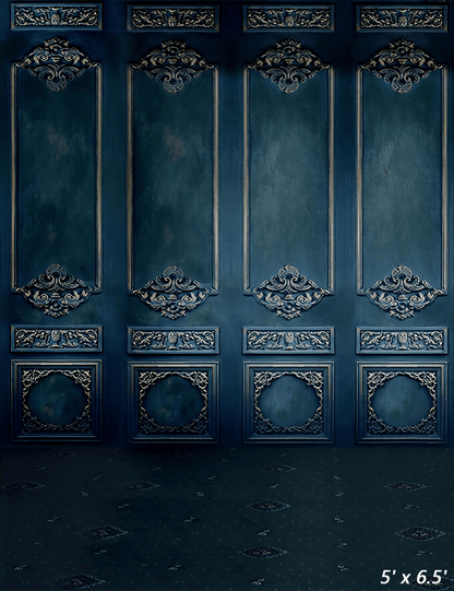 Royal Dark Blue Black Wall Backdrop Shoot Studio Prop SBH0578