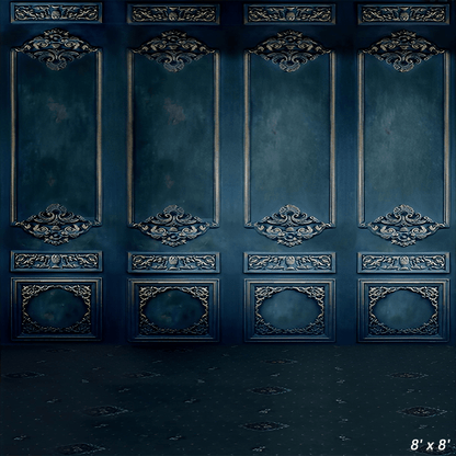 Royal Dark Blue Black Wall Backdrop Shoot Studio Prop SBH0578