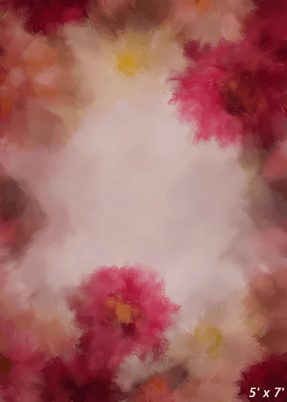 Fine Art Blurred Floral Background Backdrop SBH0597