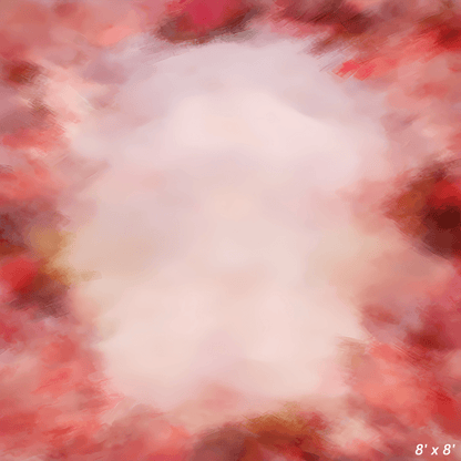 Fine Art Red Floral Background Backdrop SBH0601