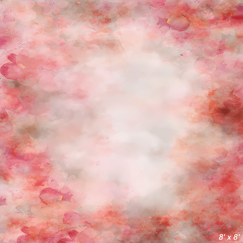 Fine Art Pink Floral Background Backdrop SBH0602