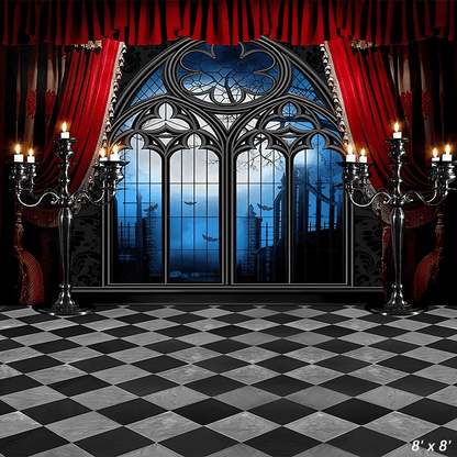 Vampire Themed Halloween Backdrop for Photoshoot SBH0605