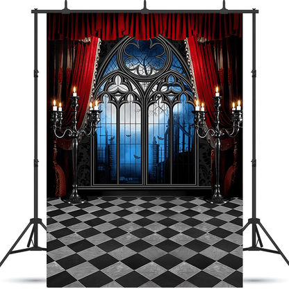 Vampire Themed Halloween Backdrop for Photoshoot SBH0605