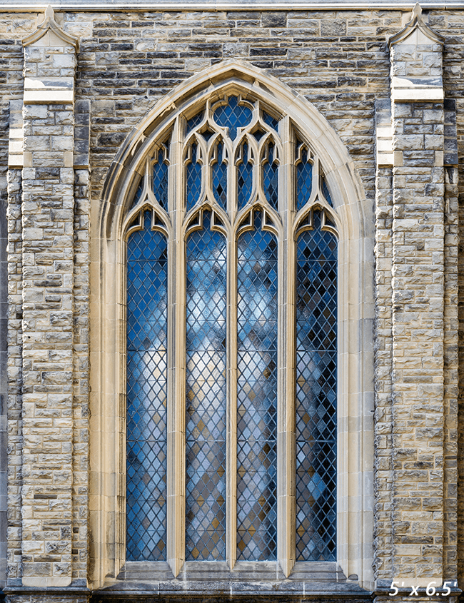 Gothic Old Church Window Backdrop for Photo SBH0611