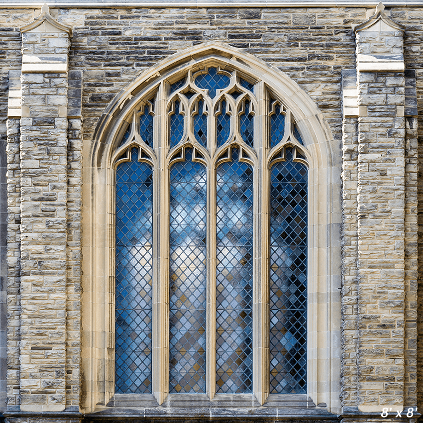 Gothic Old Church Window Backdrop for Photo SBH0611