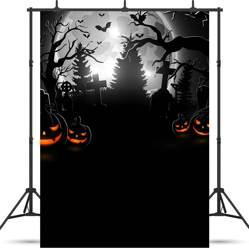 Scary Halloween Night Background Backdrop for Photo SBH0628