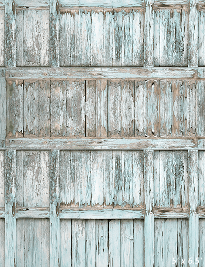 Paint-Peeling Wooden Old Door Backdrop for Photography SBH0642