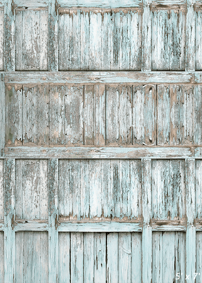 Paint-Peeling Wooden Old Door Backdrop for Photography SBH0642