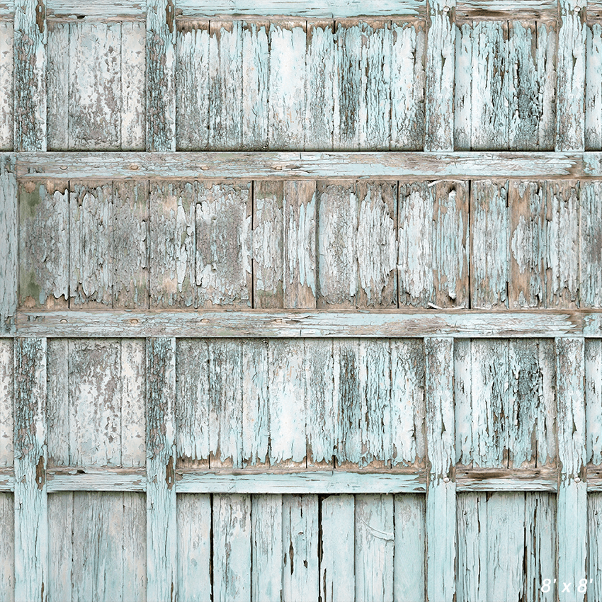 Paint-Peeling Wooden Old Door Backdrop for Photography SBH0642