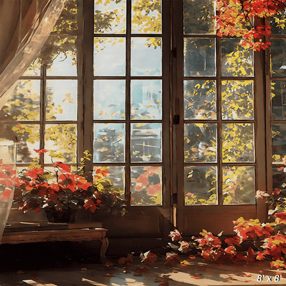 Autumn Wall Flower Backdrop Portrait Photography Photo Studio Prop SBH0684