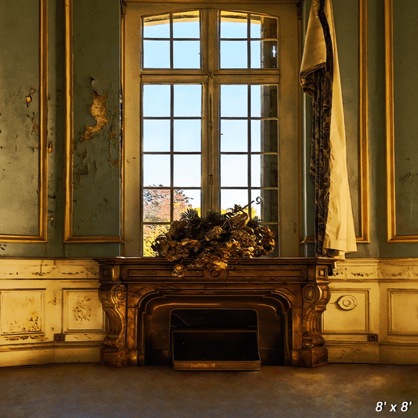 Rustic Retro Wood House Scenery Photo Backdrop for Photo SBH0688