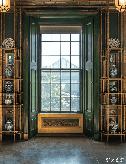 The Peacock Room Interior Wall Decor Background Backdrop  SBH0690