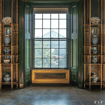 The Peacock Room Interior Wall Decor Background Backdrop  SBH0690