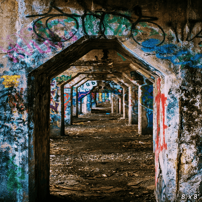 A Mecca For Graffiti Artists Background For Photo SBH0693