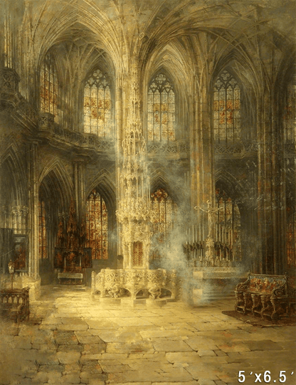 Classic Art Walker Art Scene Design Fabric Backdrop for Photo SBH0703