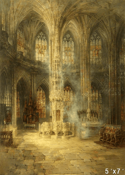 Classic Art Walker Art Scene Design Fabric Backdrop for Photo SBH0703