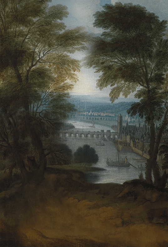 A Mountainous River Landscape Fabric Backdrop for Photo SBH0706