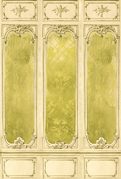 Vintage Green Classic Interior Wall Backdrop for Photography SBH0716