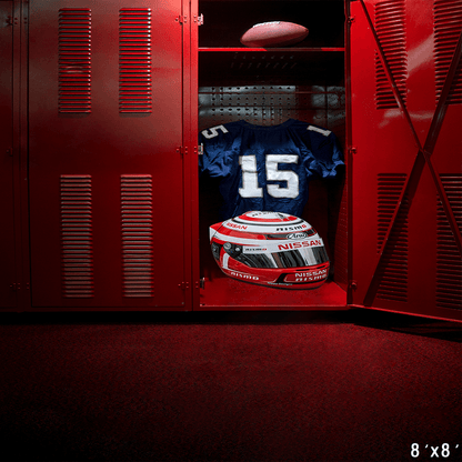 American Football Locker Room Sports Photography Backdrop SBH0721