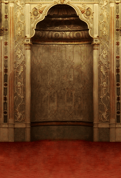 Islamic Architecture Vertical Background Backdrop for Photo SBH0727