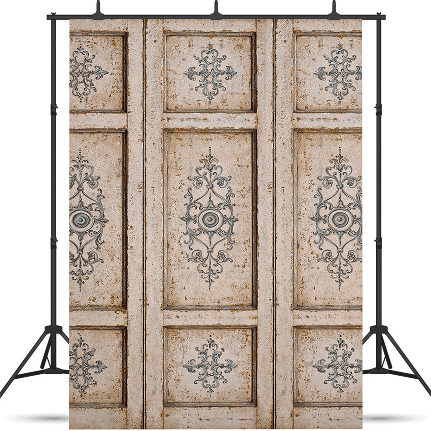 Rustic Vintage Ornate Panel Photography Background SBH0755