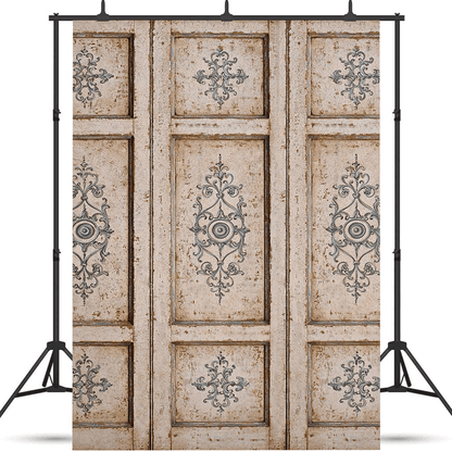 Rustic Vintage Ornate Panel Photography Background SBH0755