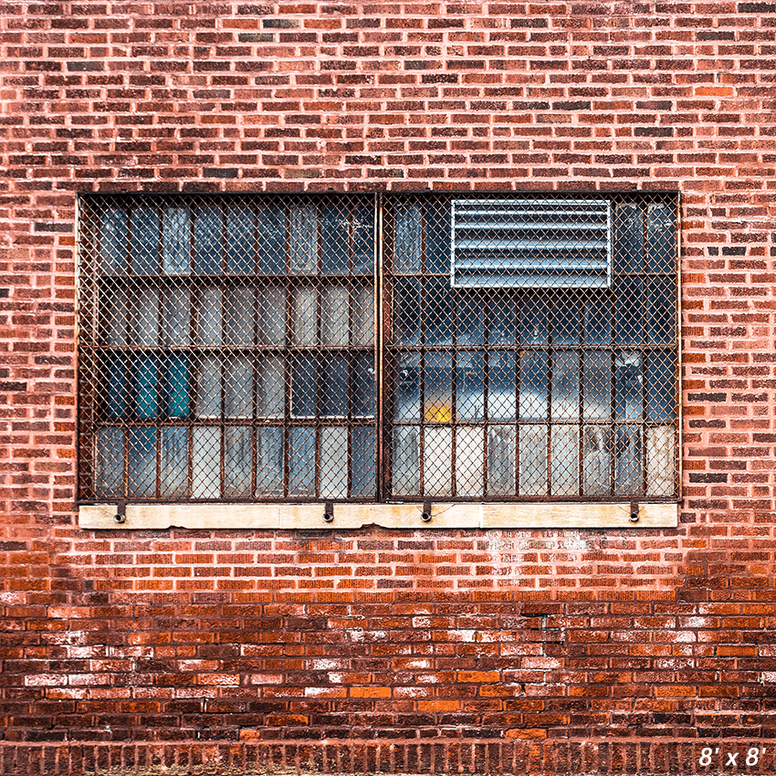 Old Warehouse Brick Wall Backdrop for Photography SBH0345