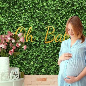 Dark Green Photography Backdrop for Baby Shower Party